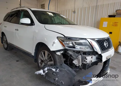 2015 Nissan Pathfinder Platinum from USA, damaged, VIN 5N1AR2MM4FC712694